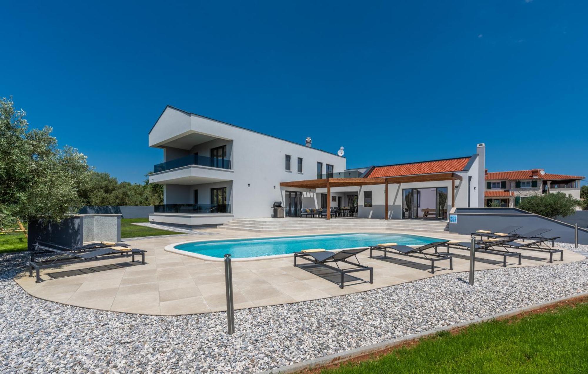 Villa Posidonia Near Pula With Sea View And Surrounded By Olive Trees Krnica Extérieur photo