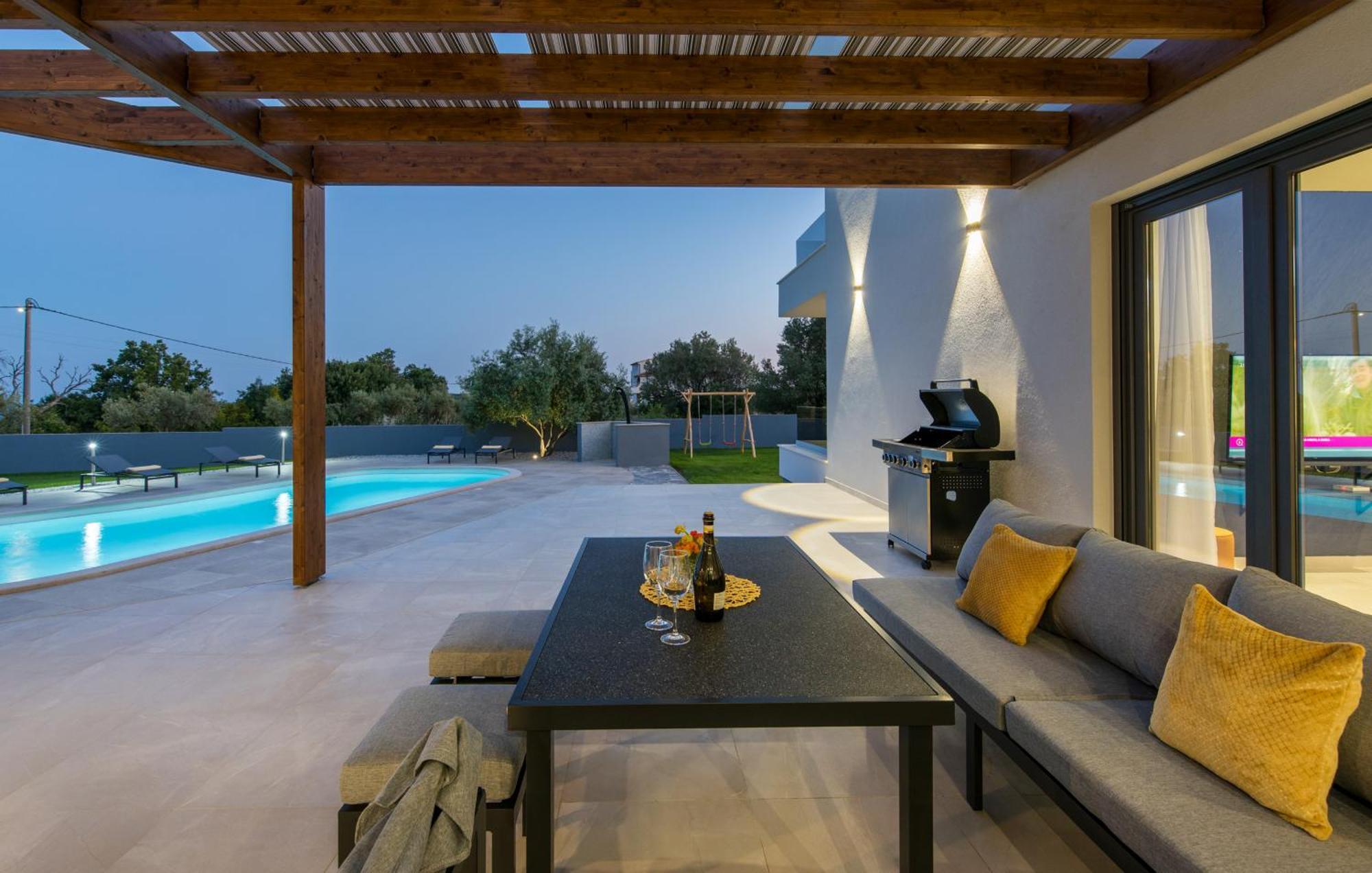 Villa Posidonia Near Pula With Sea View And Surrounded By Olive Trees Krnica Extérieur photo