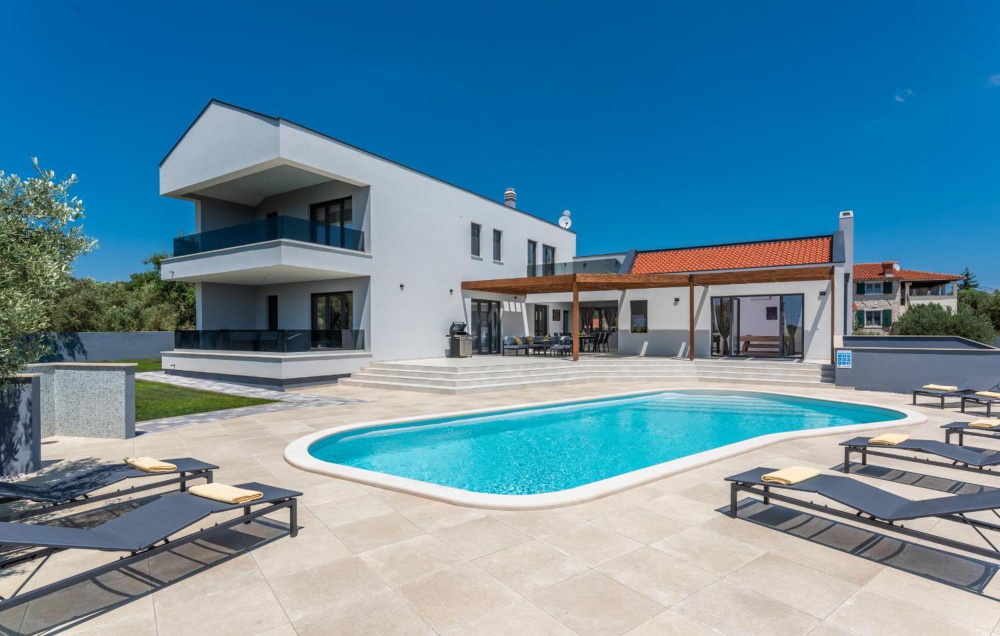 Villa Posidonia Near Pula With Sea View And Surrounded By Olive Trees Krnica Extérieur photo