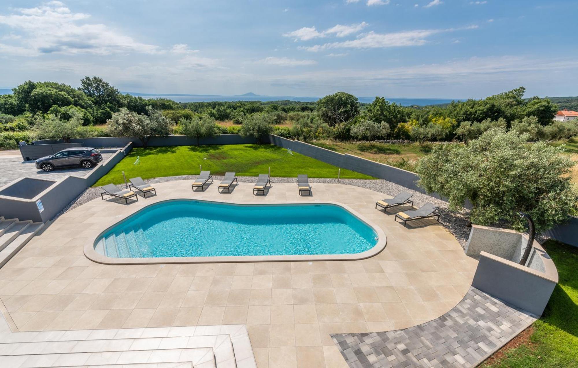 Villa Posidonia Near Pula With Sea View And Surrounded By Olive Trees Krnica Extérieur photo